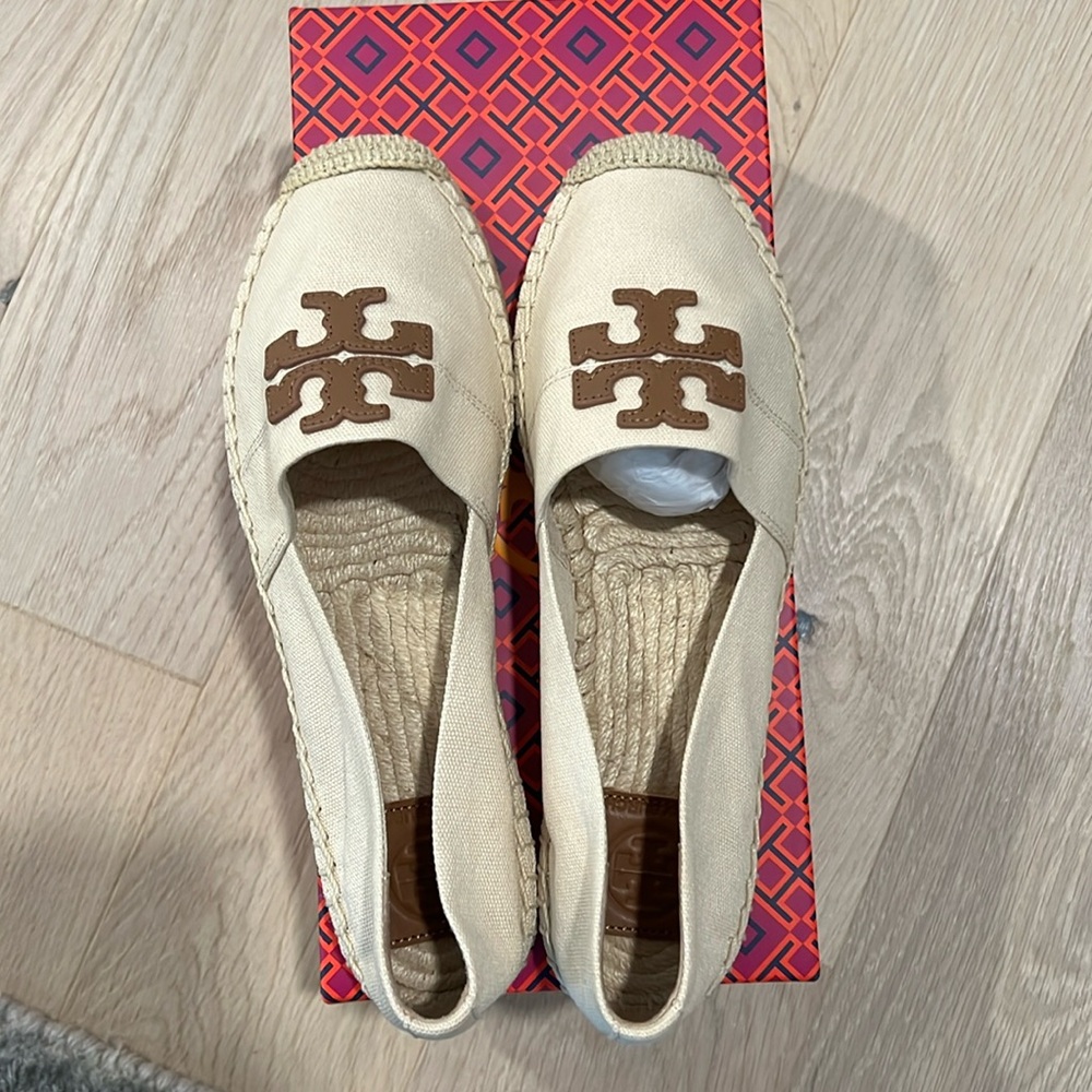 Tory Burch Espadrilles Weston Flat 7 New